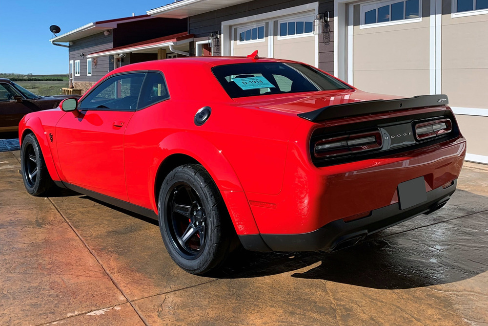 2018 DODGE CHALLENGER SRT DEMON - Rear 3/4 - 232162