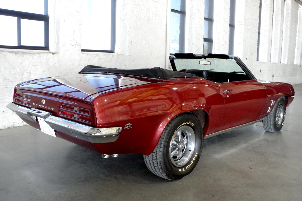 1969 PONTIAC FIREBIRD CONVERTIBLE - Rear 3/4 - 232262