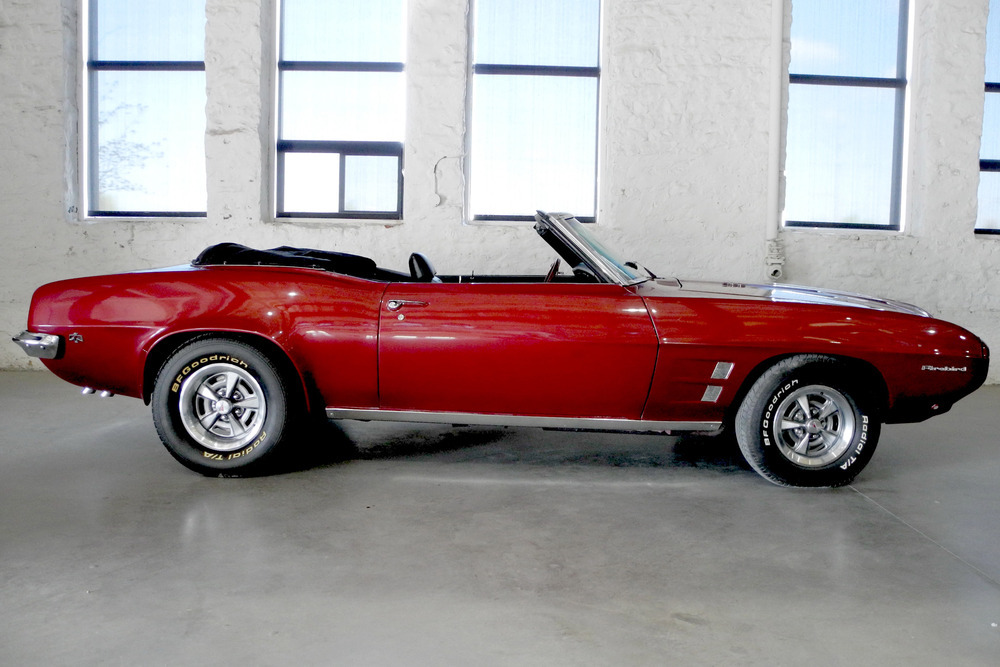 1969 PONTIAC FIREBIRD CONVERTIBLE - Side Profile - 232262