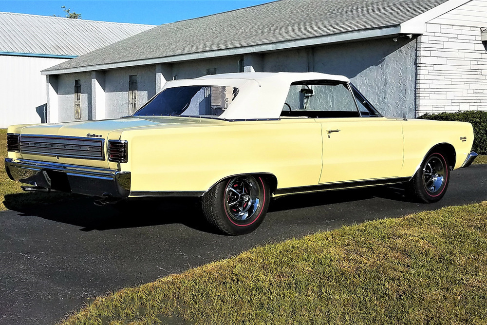 1966 PLYMOUTH SATELLITE CONVERTIBLE - Rear 3/4 - 232322