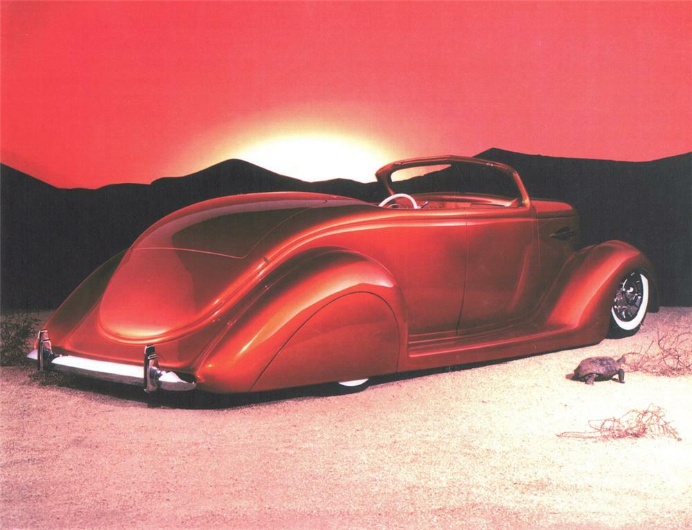 1936 FORD CONVERTIBLE - Rear 3/4 - 23243
