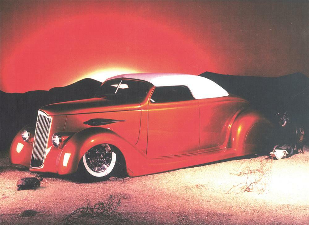 1936 FORD CONVERTIBLE - Side Profile - 23243