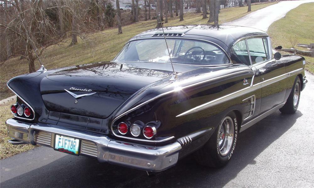 1958 CHEVROLET IMPALA 2 DOOR COUPE - Rear 3/4 - 23310