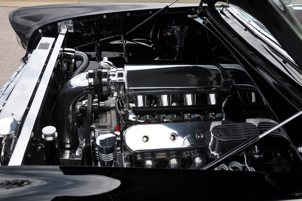 1955 CHEVROLET BEL AIR CUSTOM HARDTOP - Engine - 233724