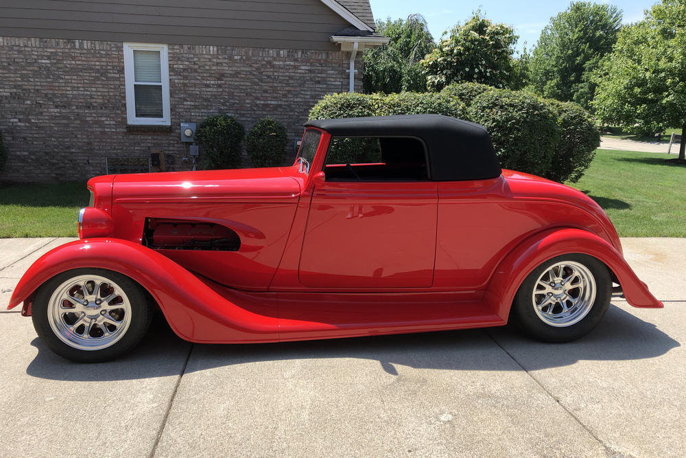1934 DODGE CUSTOM CABRIOLET - Side Profile - 233733