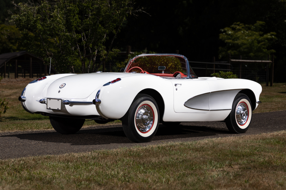 1956 CHEVROLET CORVETTE 265/225 CONVERTIBLE - Rear 3/4 - 233787