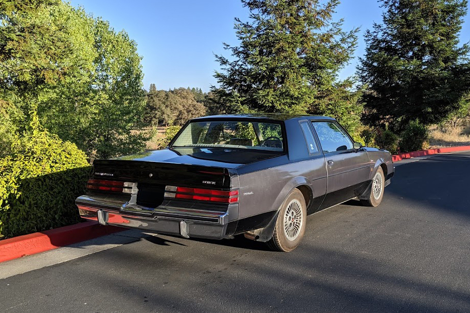 1984 BUICK REGAL T-TYPE COUPE - Rear 3/4 - 233853