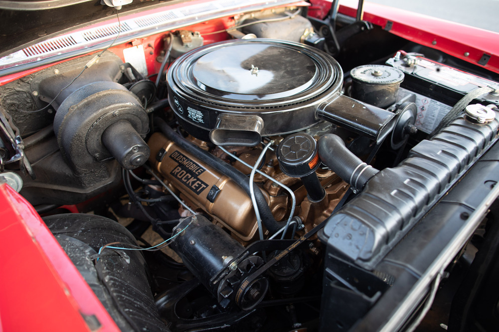 1957 OLDSMOBILE SUPER 88 CONVERTIBLE - Engine - 233855