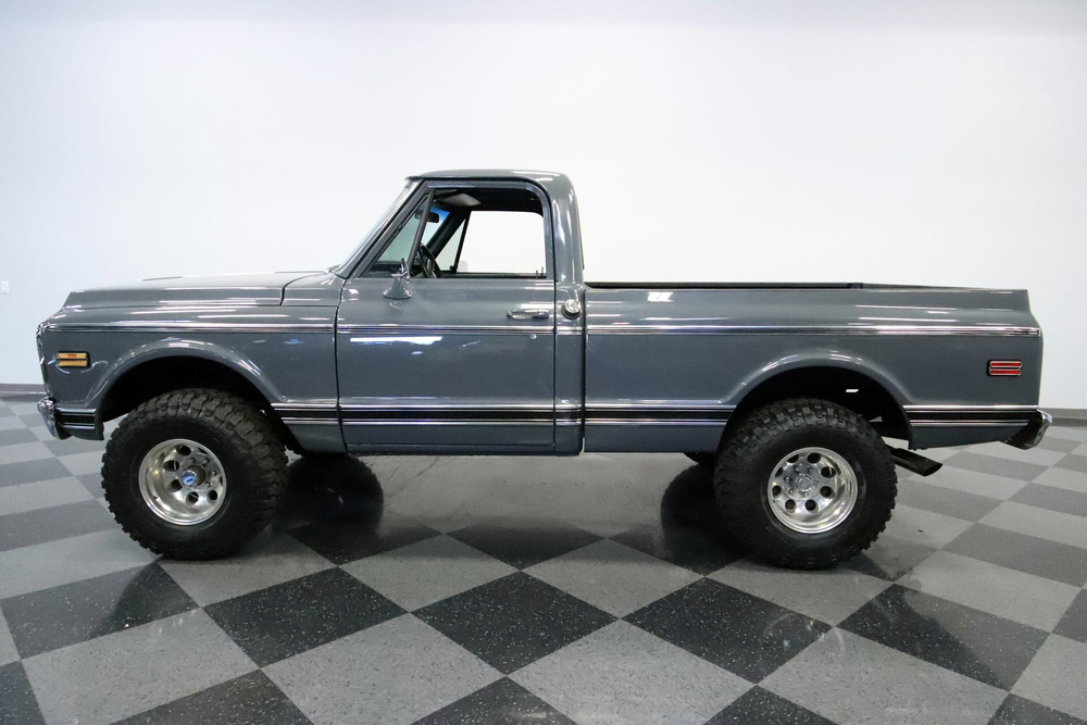 1972 CHEVROLET K10 CUSTOM PICKUP - Side Profile - 233881