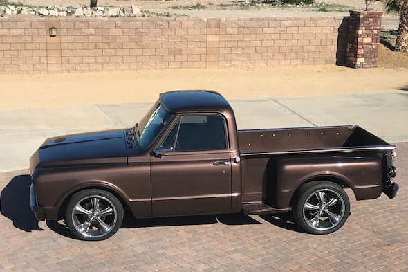 1967 CHEVROLET C10 CUSTOM PICKUP - Side Profile - 233935