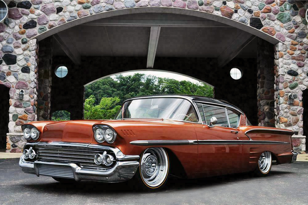 1958 CHEVROLET IMPALA CUSTOM COUPE - Front 3/4 - 233983