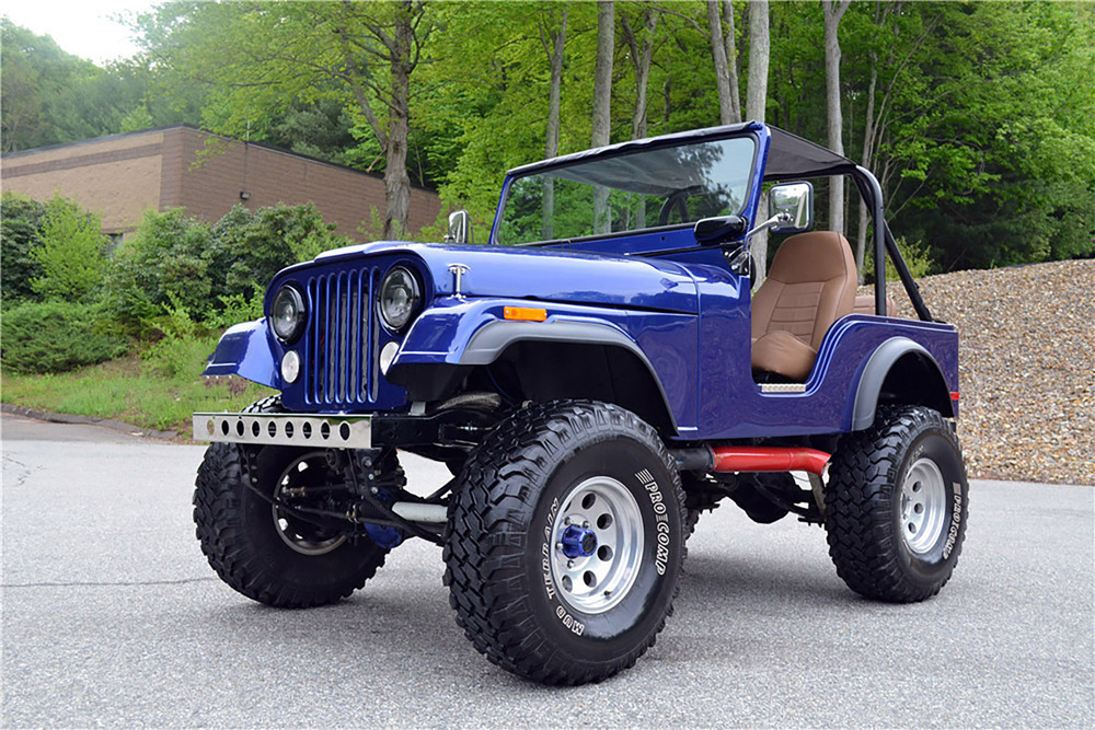 1973 JEEP CJ5 CUSTOM SUV - Front 3/4 - 234122