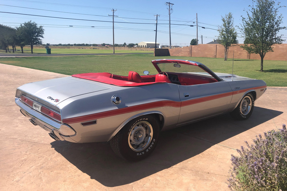 1970 DODGE CHALLENGER CUSTOM CONVERTIBLE - Rear 3/4 - 234243