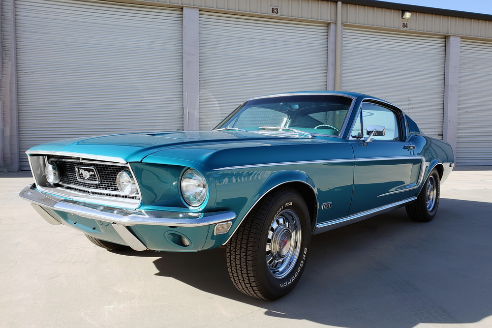 1968 FORD MUSTANG GT FASTBACK - Front 3/4 - 234287
