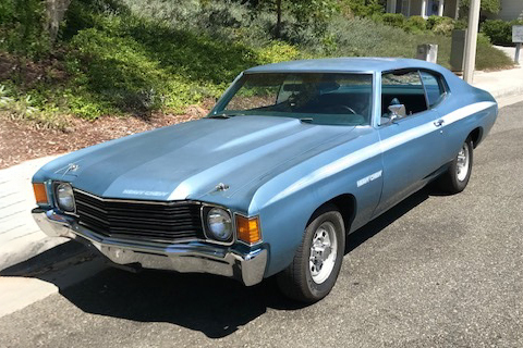 1972 CHEVROLET CHEVELLE HEAVY CHEVY - Front 3/4 - 234410