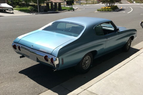 1972 CHEVROLET CHEVELLE HEAVY CHEVY - Rear 3/4 - 234410