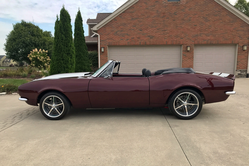 1967 CHEVROLET CAMARO RS/SS CUSTOM CONVERTIBLE - Side Profile - 234493