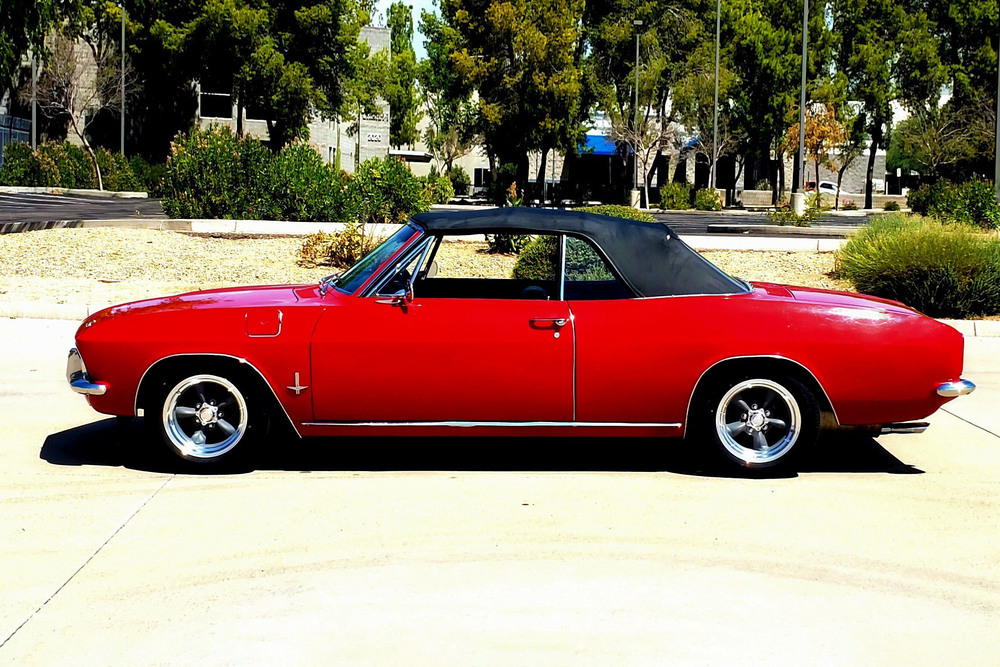 1965 CHEVROLET CORVAIR CONVERTIBLE - Side Profile - 234567