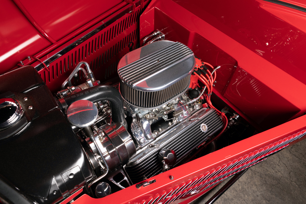 1934 FORD 3-WINDOW CUSTOM COUPE - Engine - 235245