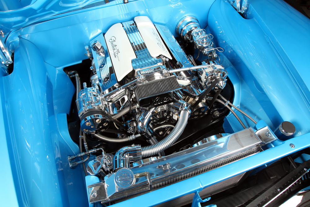 1960 BUICK ELECTRA 225 CUSTOM CONVERTIBLE "SHADES OF BLUE" - Engine - 235254
