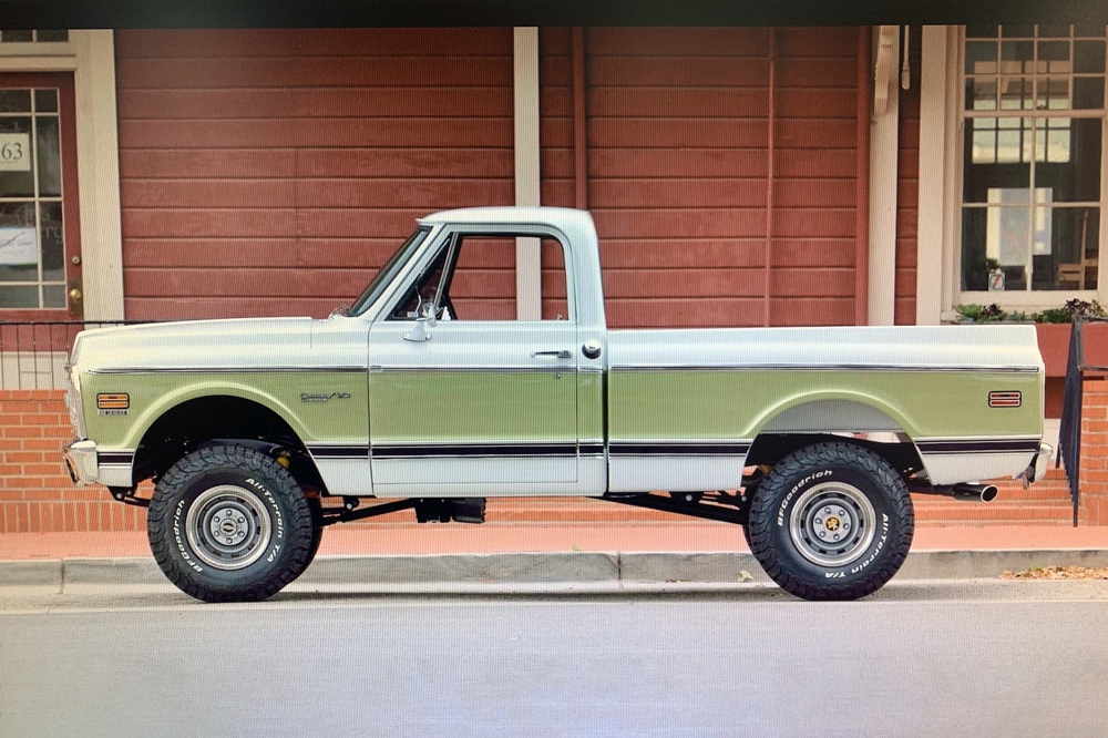 1971 CHEVROLET K10 PICKUP - Side Profile - 235931