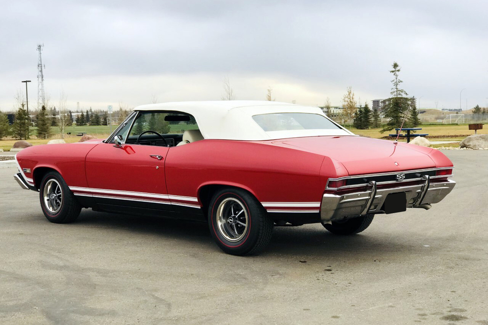 1968 CHEVROLET CHEVELLE SS 396 CONVERTIBLE - Rear 3/4 - 236273