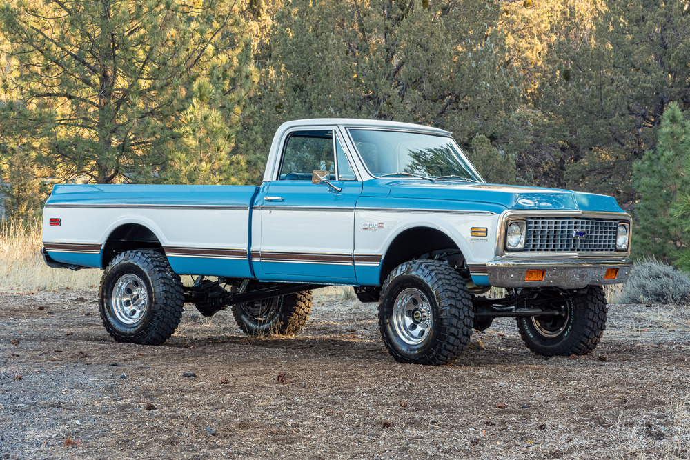 1972 CHEVROLET CHEYENNE K10 CUSTOM PICKUP - Front 3/4 - 236288