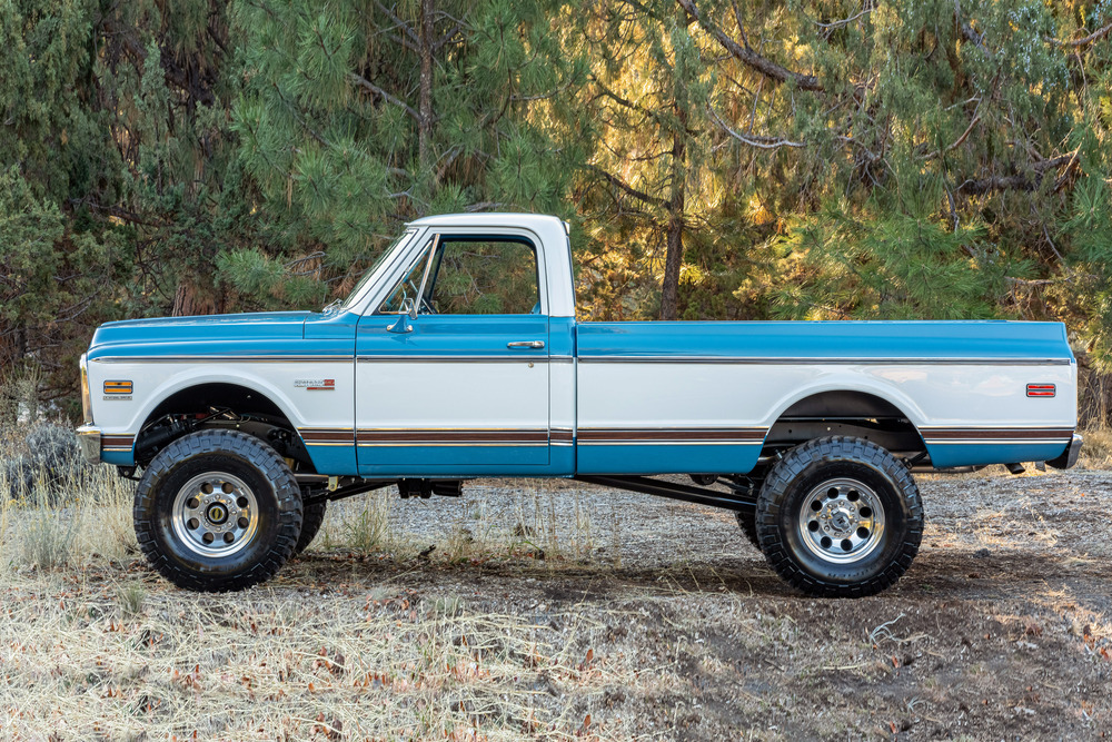 1972 CHEVROLET CHEYENNE K10 CUSTOM PICKUP - Side Profile - 236288