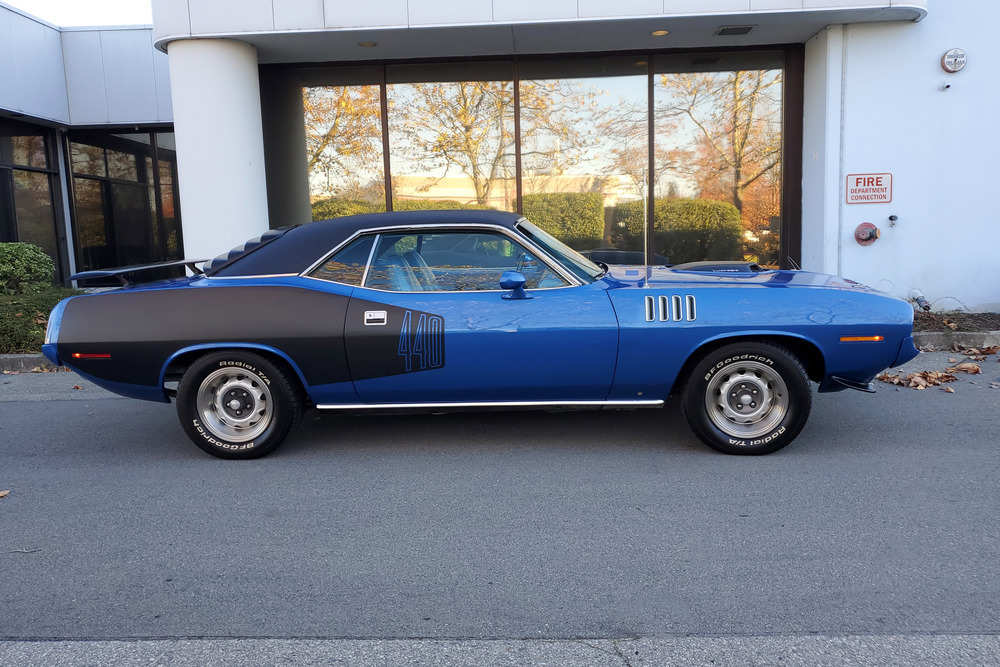 1971 PLYMOUTH BARRACUDA - Side Profile - 236349