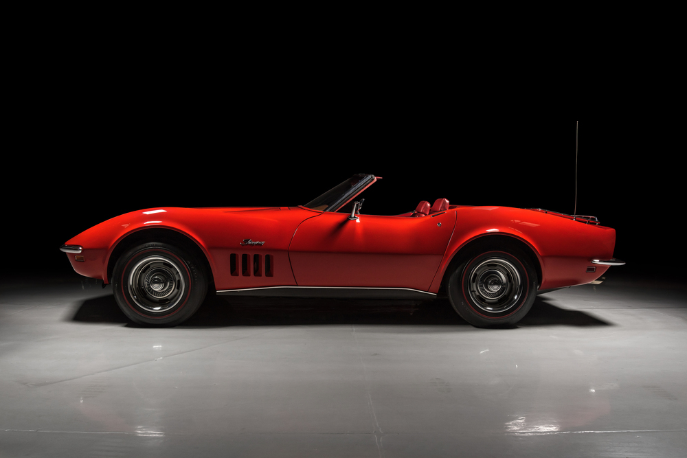 1969 CHEVROLET CORVETTE 427/435 CONVERTIBLE  - Side Profile - 236414