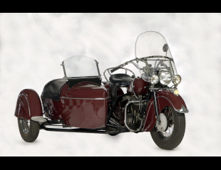 1948 INDIAN CHIEF MOTORCYCLE W/SIDECAR -  - 23689