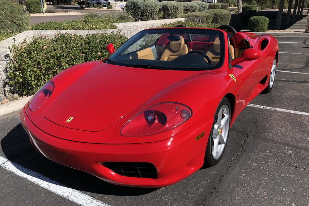 2001 FERRARI 360 SPIDER - Front 3/4 - 236960
