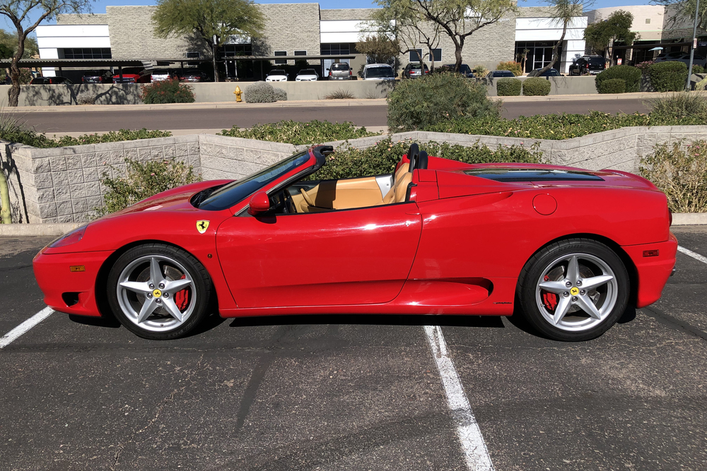2001 FERRARI 360 SPIDER - Side Profile - 236960