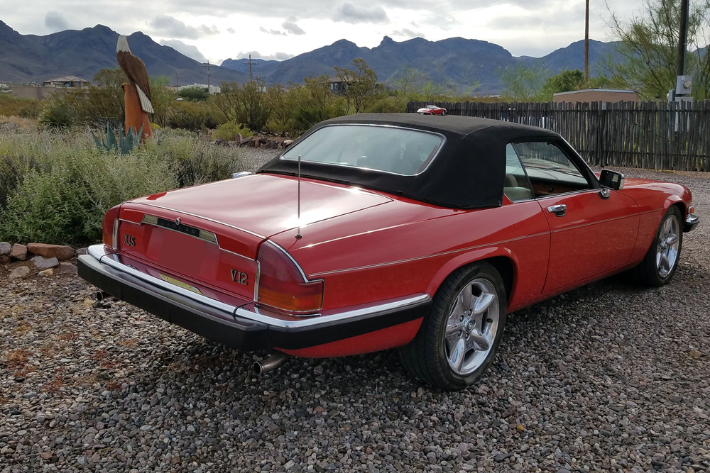 1990 JAGUAR XJS CUSTOM CONVERTIBLE - Rear 3/4 - 237035