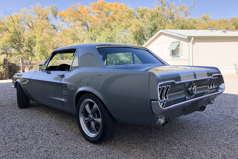 1967 FORD MUSTANG CUSTOM COUPE - Rear 3/4 - 237080