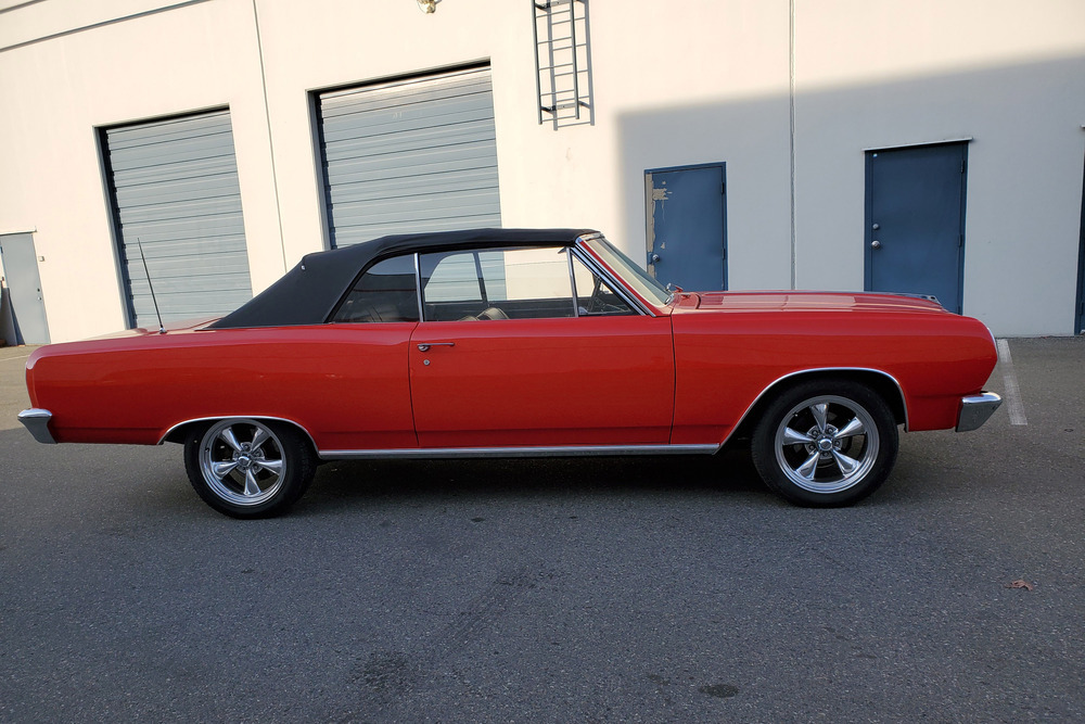 1965 CHEVROLET CHEVELLE CONVERTIBLE - Side Profile - 237199