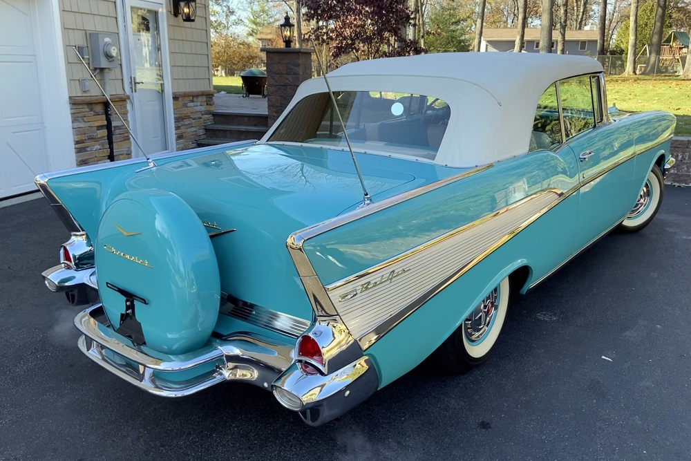 1957 Chevrolet Bel Air Convertible - 1957 Chevy Teal Paint Code