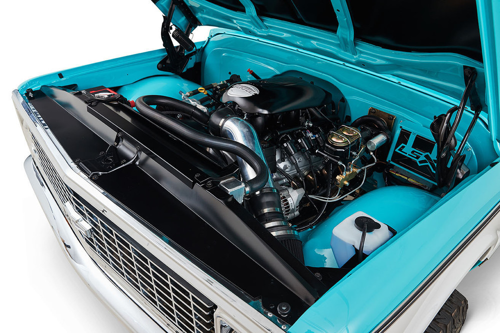 1972 CHEVROLET K10 CUSTOM PICKUP - Engine - 237374