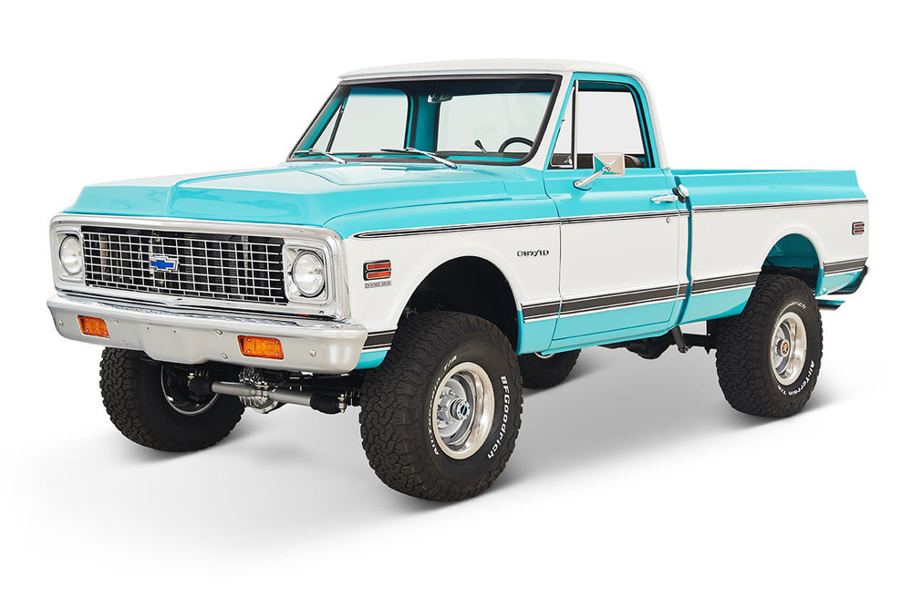 1972 CHEVROLET K10 CUSTOM PICKUP - Front 3/4 - 237374