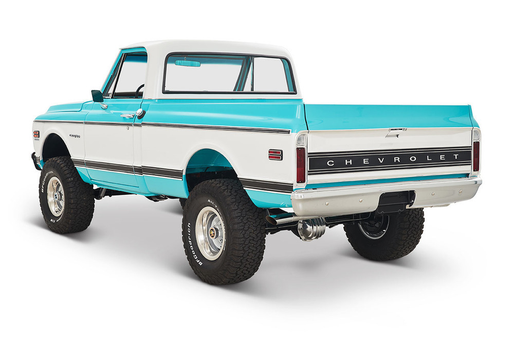 1972 CHEVROLET K10 CUSTOM PICKUP - Rear 3/4 - 237374