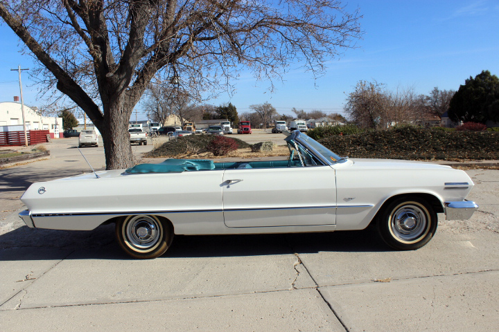 1963 CHEVROLET IMPALA CONVERTIBLE - Side Profile - 237519