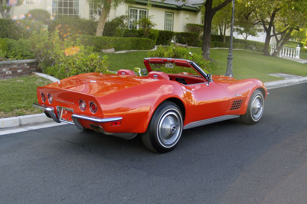 1970 CHEVROLET CORVETTE 454/390 CONVERTIBLE - Rear 3/4 - 237763