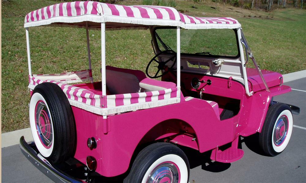 1960 WILLYS JEEP SURRAY TOP - Rear 3/4 - 23782