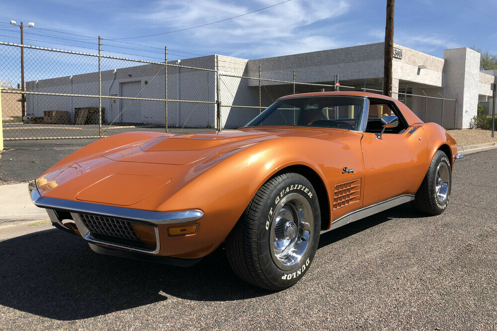 1972 CHEVROLET CORVETTE LT1 CONVERTIBLE - Front 3/4 - 237825