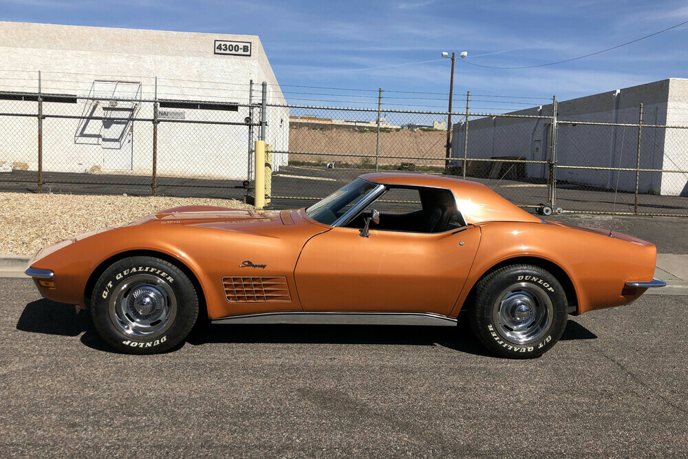 1972 CHEVROLET CORVETTE LT1 CONVERTIBLE - Side Profile - 237825