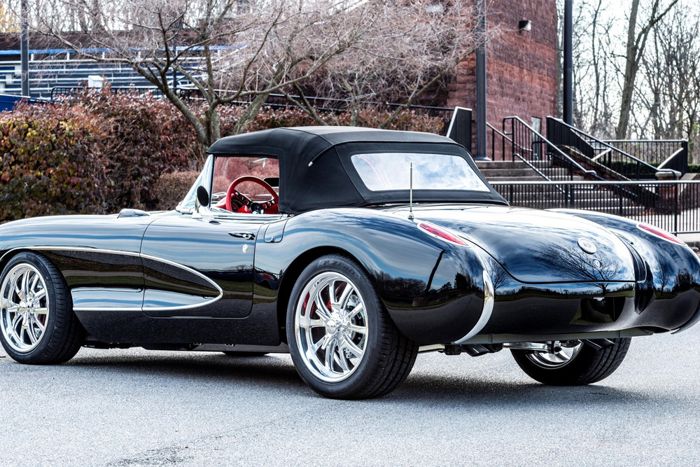 1957 CHEVROLET CORVETTE CUSTOM CONVERTIBLE - Rear 3/4 - 237852
