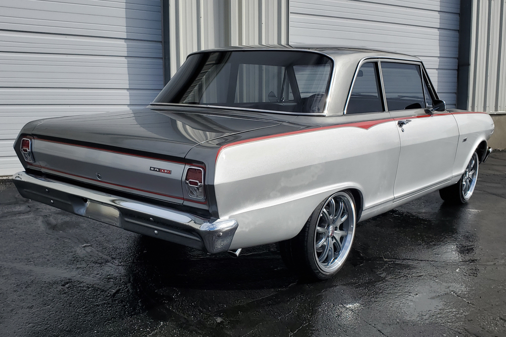 1963 CHEVROLET CHEVY II CUSTOM COUPE - Rear 3/4 - 237869