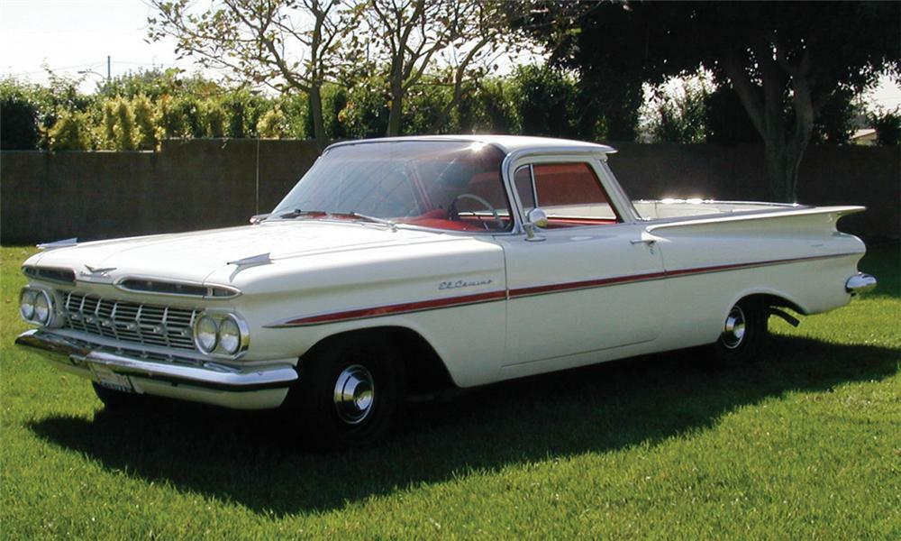 1959 CHEVROLET EL CAMINO PICKUP - Front 3/4 - 23814