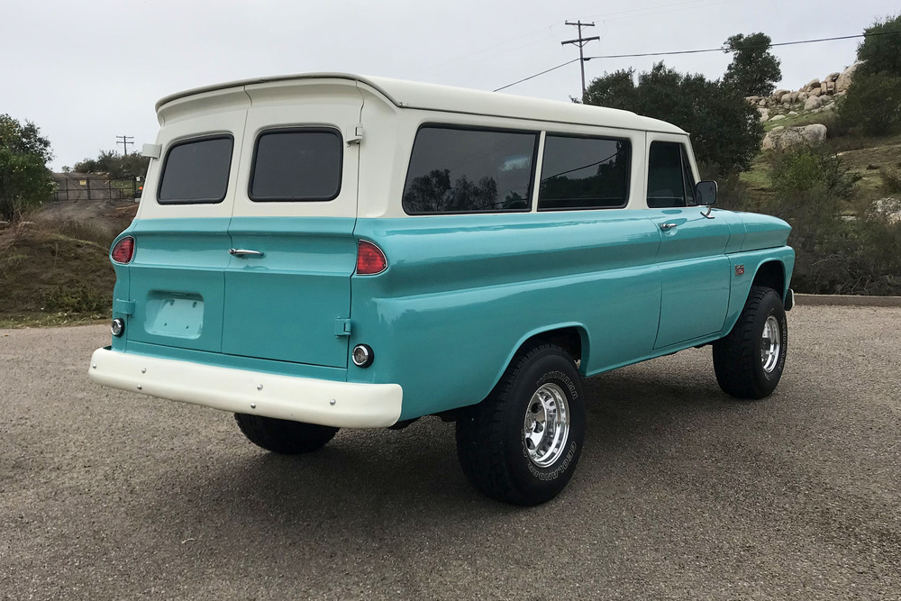 1966 CHEVROLET SUBURBAN CARRYALL - Rear 3/4 - 238412