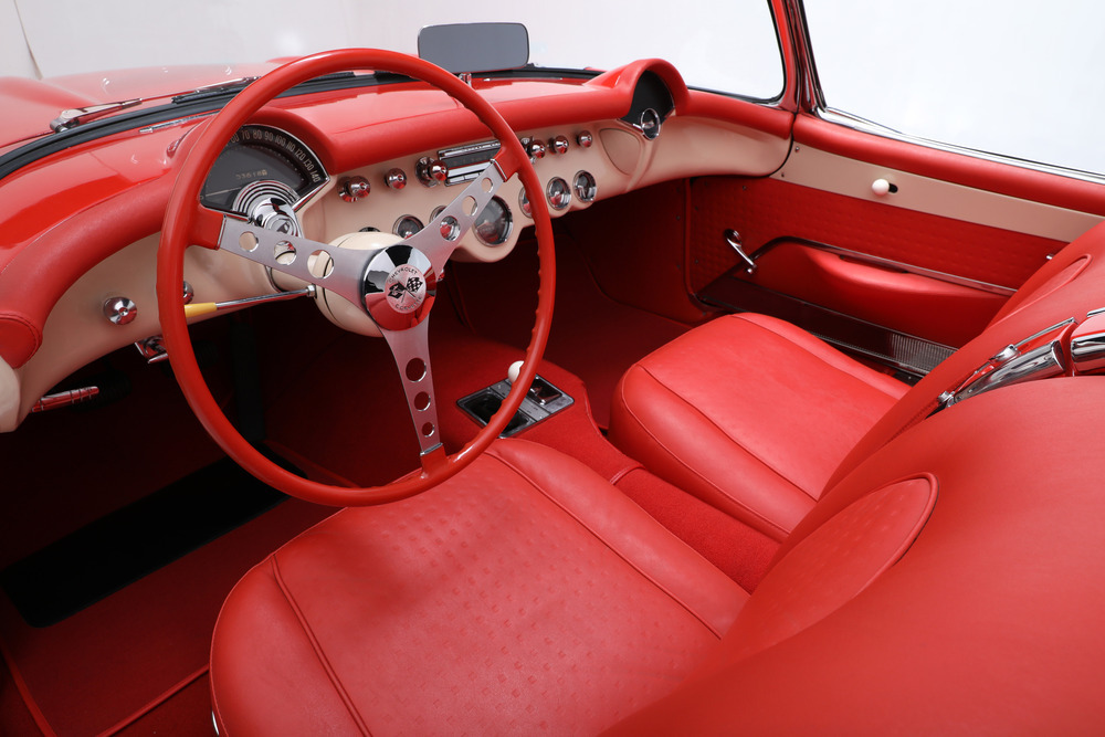 1957 CHEVROLET CORVETTE 283/245 CONVERTIBLE - Interior - 238590